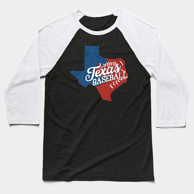 Texas Baseball Baseball T-Shirt by Noshiyn